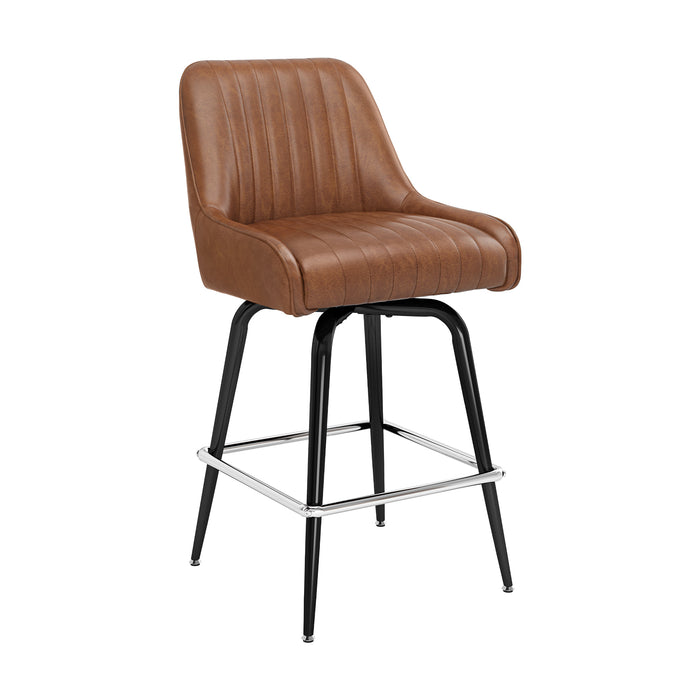 Woody Swivel Counter Stool