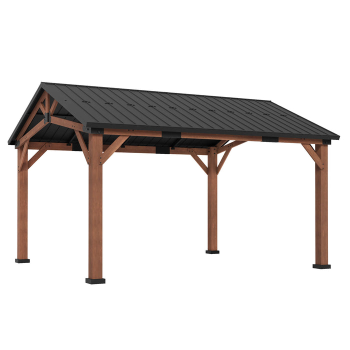 Hampton Hardtop Gazebo with Peaked Roof