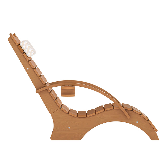 Michelle Ergonomic Patio Lounge Chair Set