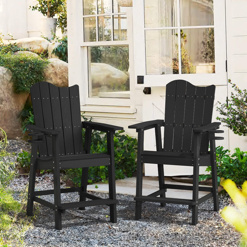 Ralda Tall Adirondack Chair with Cup Holder
