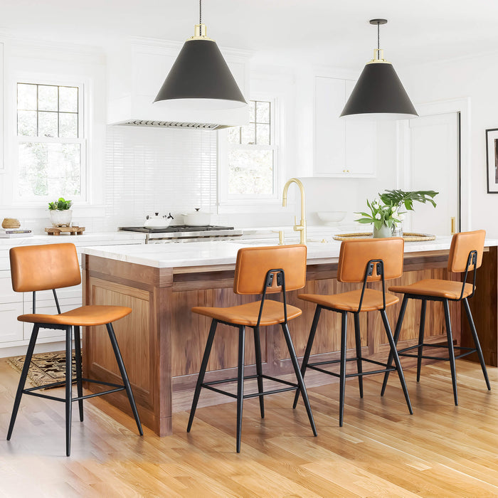 Darwin Faux Leather Barstool