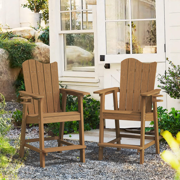 Ralda Tall Adirondack Chair with Cup Holder