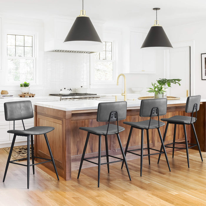 Darwin Faux Leather Barstool