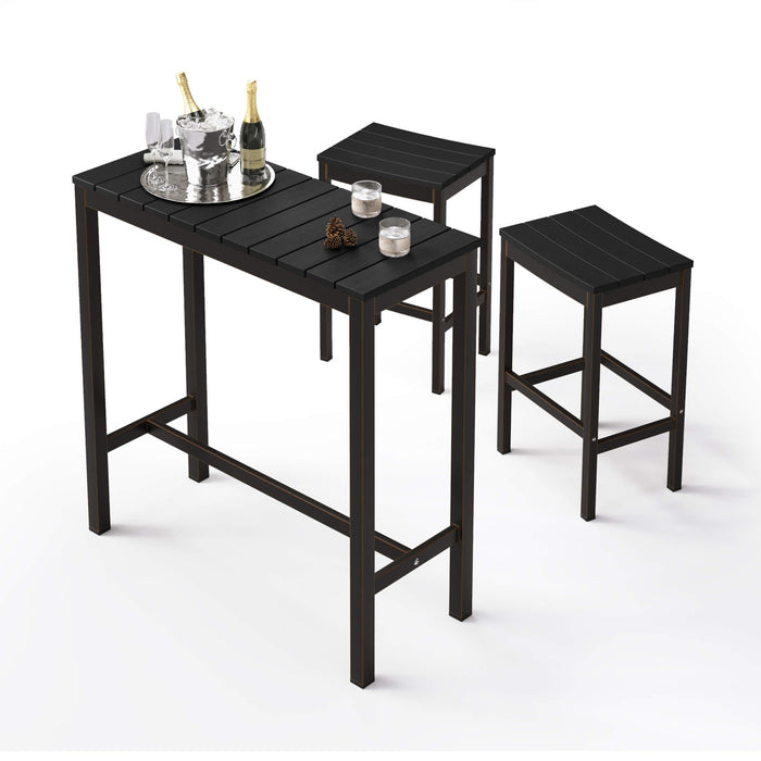 Fry Outdoor Bar Height Table and Chairs Set