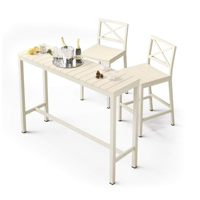 Fry Outdoor Bar Height Table and Chairs Set