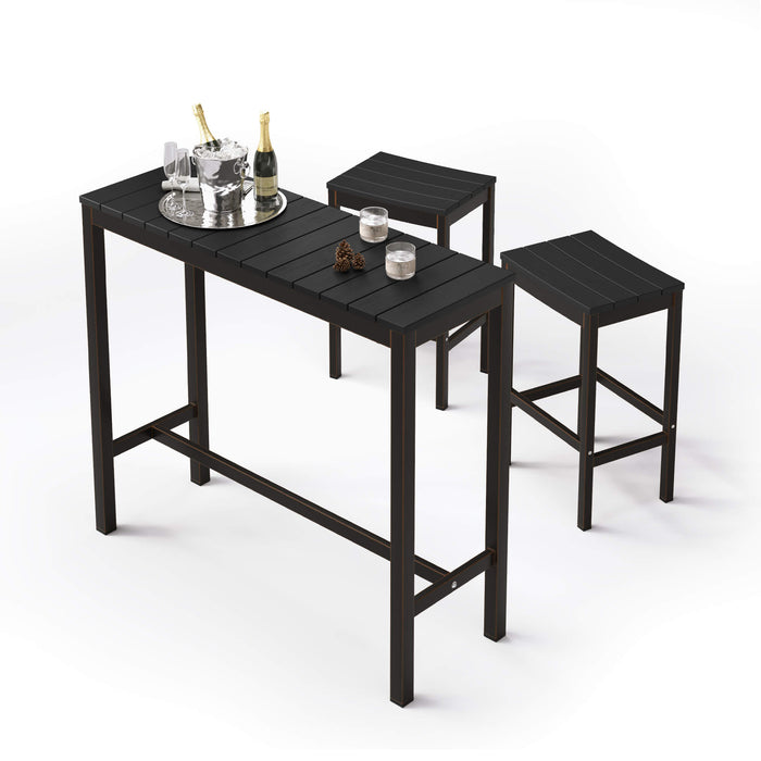 Fry Outdoor Bar Height Table and Chairs Set
