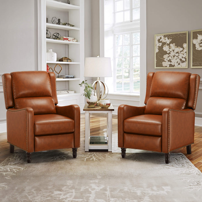 Humberto Faux Leather Recliner Chair