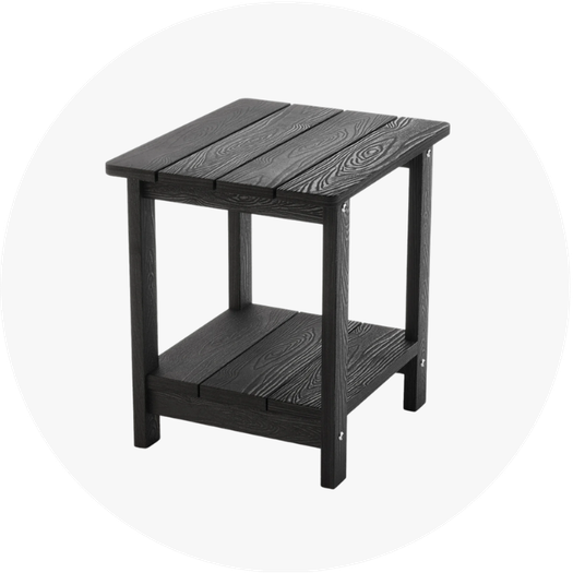 Outdoor Table & Ottoman