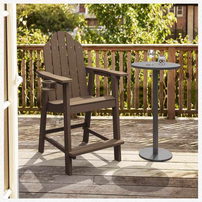 Linda Tall Adirondack Chair with Cup Holder