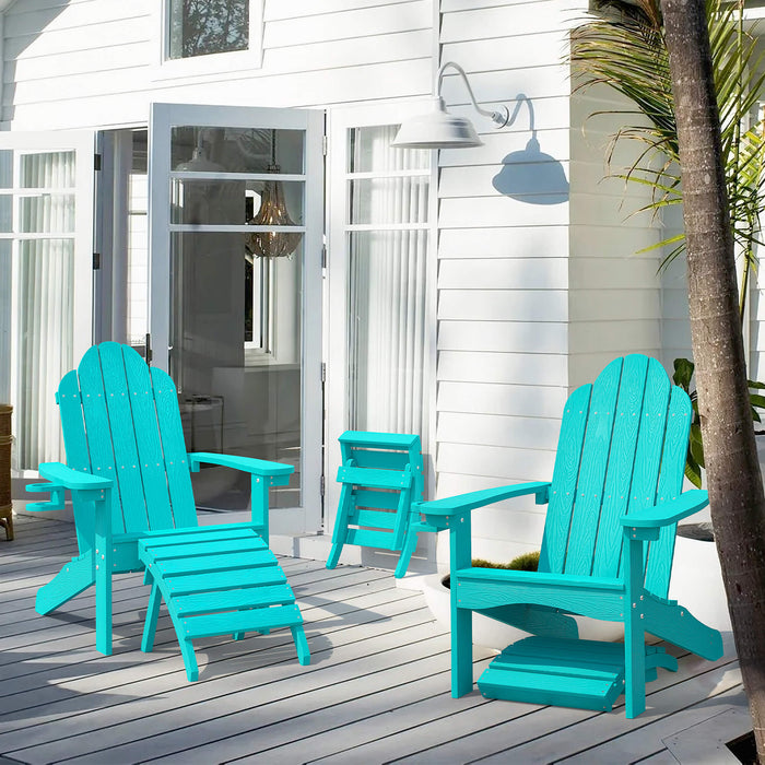 Folding Adirondack Chairs Adirondack Footrest Plastic White