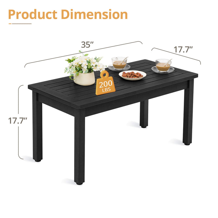 Jack Weather‑Resistant Patio Coffee Table