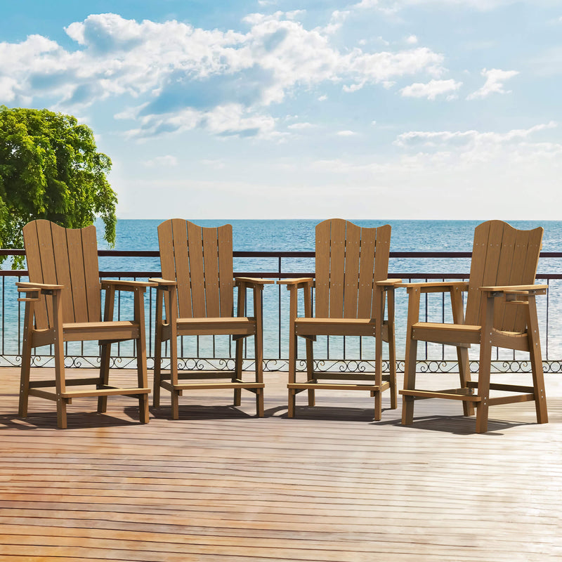Ralda Tall Adirondack Chair with Cup Holder