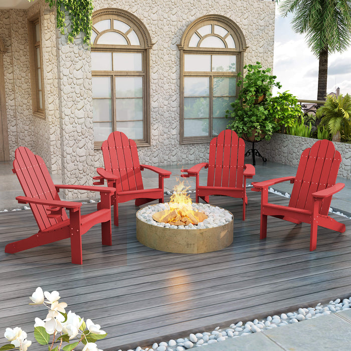 Amanda Adirondack Chair with Cup Holder