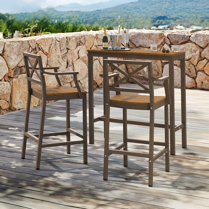 Fry Outdoor Barstool Set
