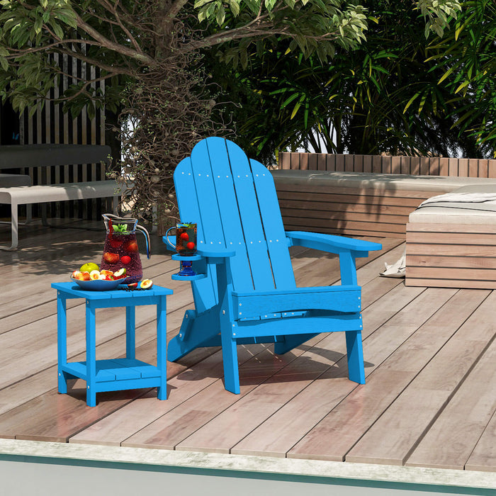 Miranda Foldable Adirondack Chair with Cup Holder