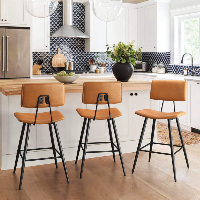 Darwin Faux Leather Barstool