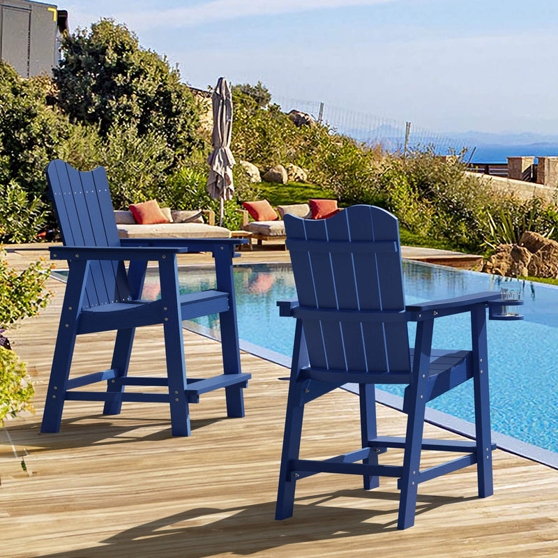 Ralda Tall Adirondack Chair with Cup Holder