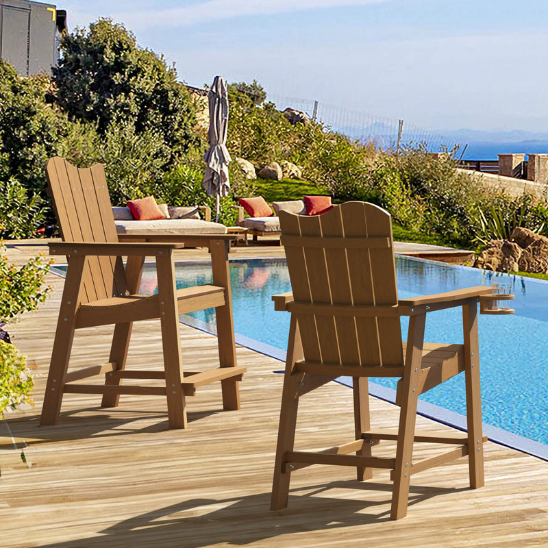 Ralda Tall Adirondack Chair with Cup Holder