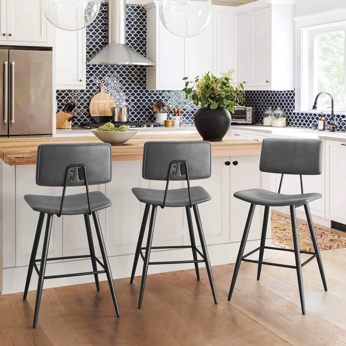 Darwin Faux Leather Barstool