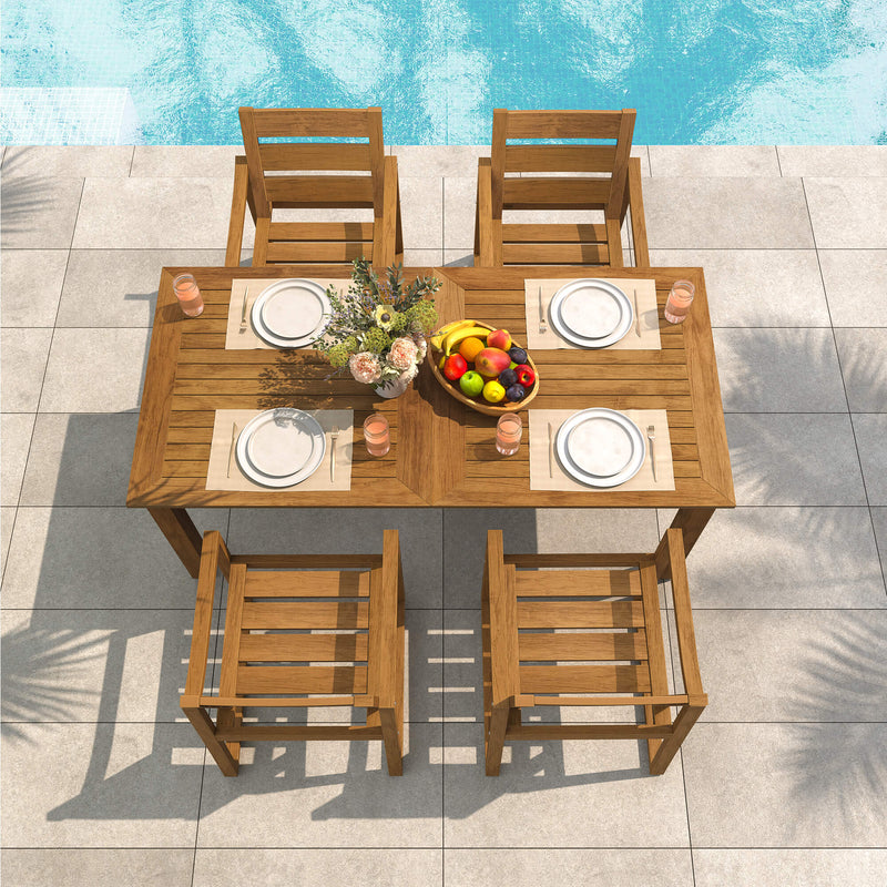 Fox HDPS Outdoor Dining Table And Chair