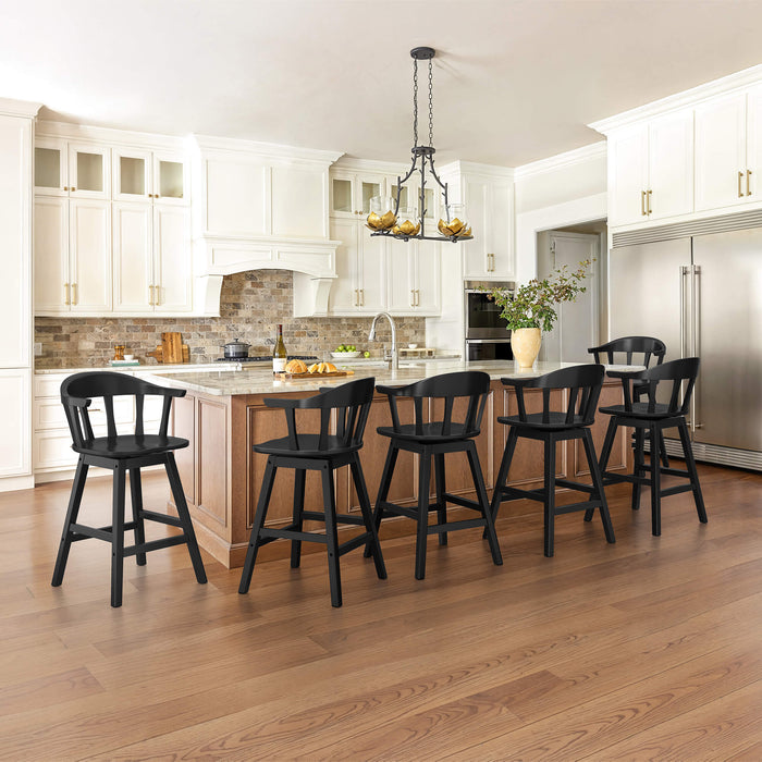 Wendell Swivel Barstool Set