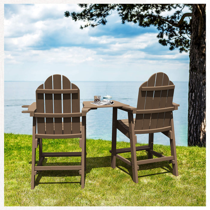 Linda Tall Adirondack Chair with Cup Holder