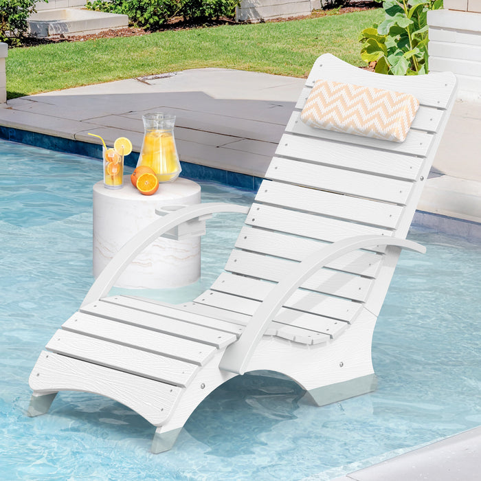 Michelle Ergonomic Patio Lounge Chair Set
