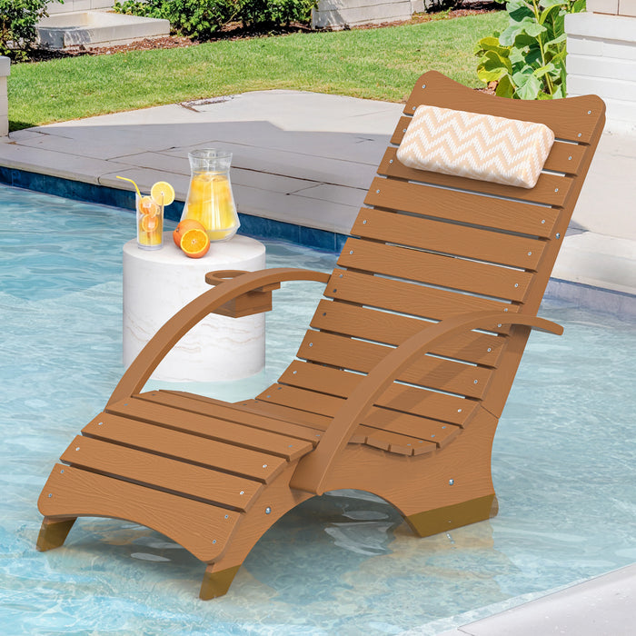Michelle Ergonomic Patio Lounge Chair Set