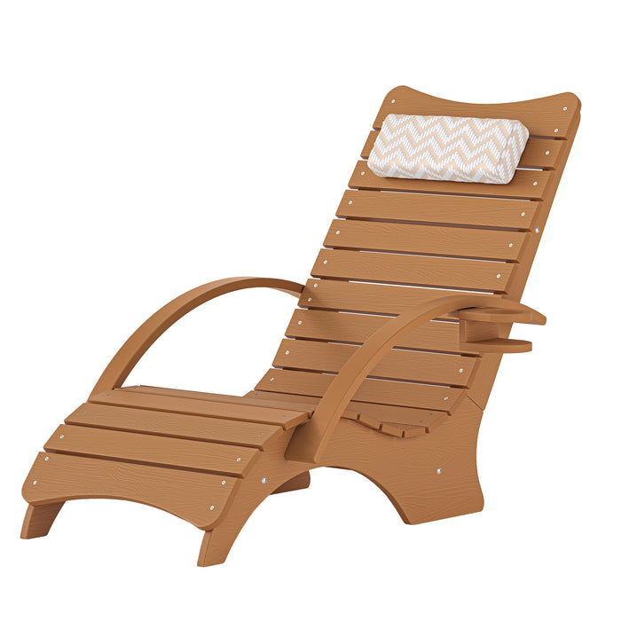 Michelle Ergonomic Patio Lounge Chair Set