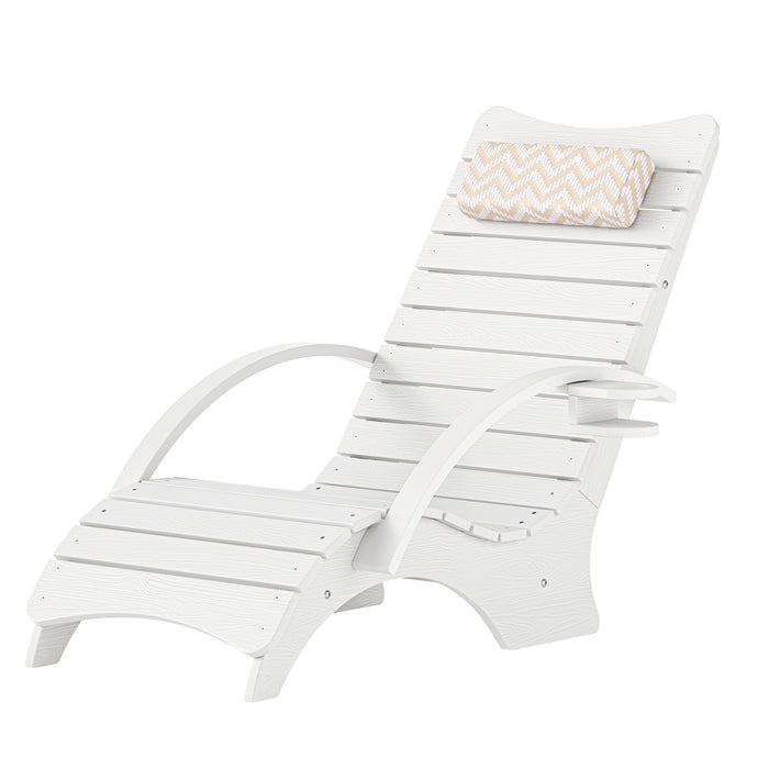 Michelle Ergonomic Patio Lounge Chair Set