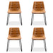 Tufted mid century modern dining chair for dining room