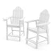 white bar height adirondack chair for patio