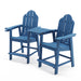 blue bar height adirondack chair for patio