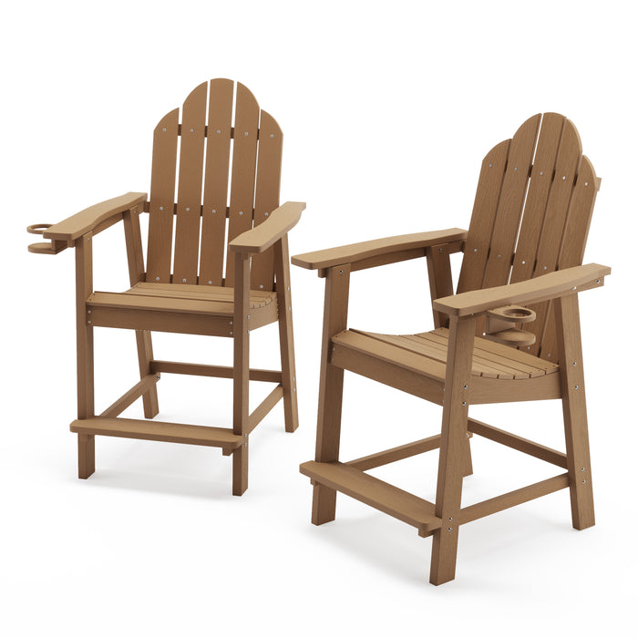 brown adirondack bar height chair plans