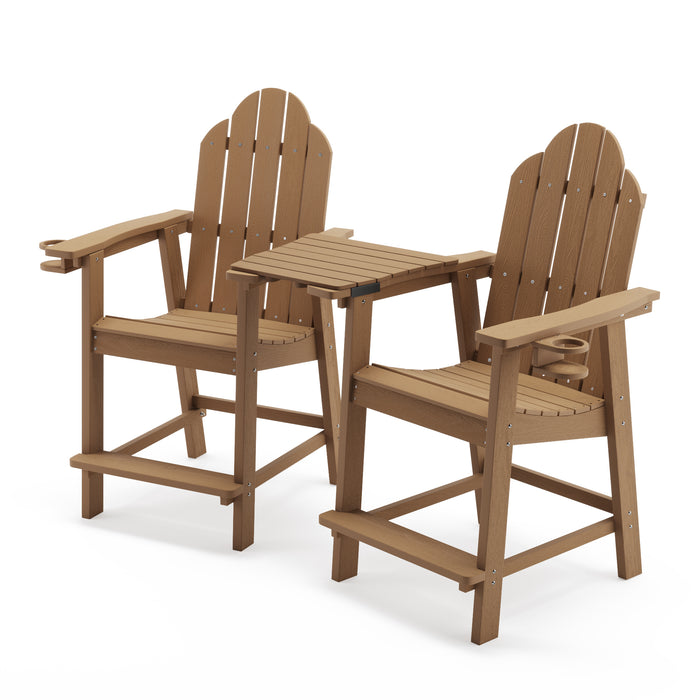 brown adirondack bar height chair plans