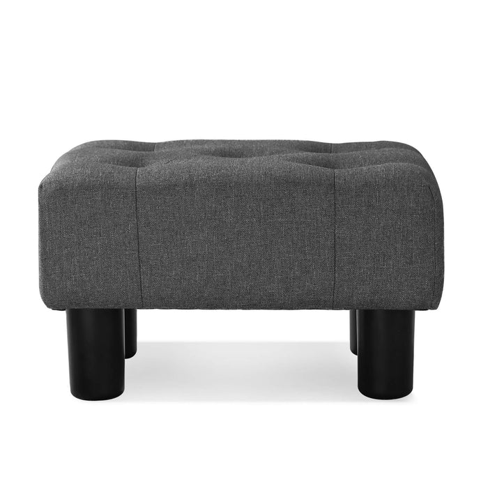 Luebbers Velvet Foot Stool