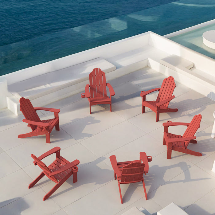 red plastic adirondack chairs 