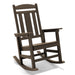 coffee brown outdoor rocking chair