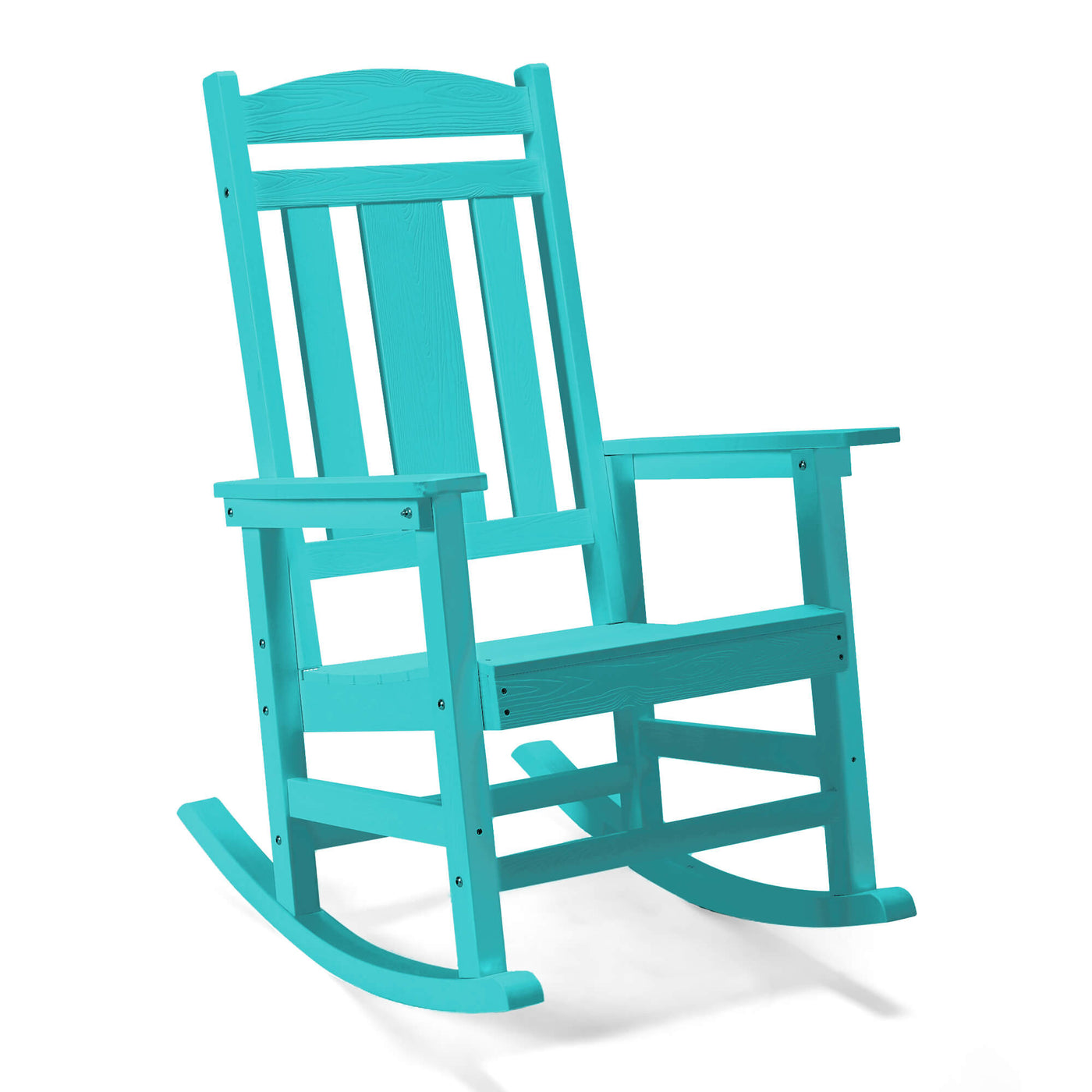 HDPS Adirondack Rocking Chair, Weather Resistant Outdoor Rocking Chairs ...
