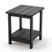 double layer black adirondack side tables for outdoor
