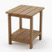 double layer leisure line adirondack side table for patio