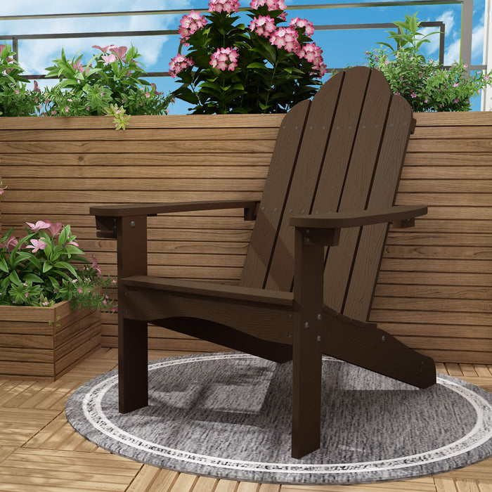 Amanda Adirondack Chair with Cup Holder