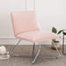 pink faux leather accent chair near me