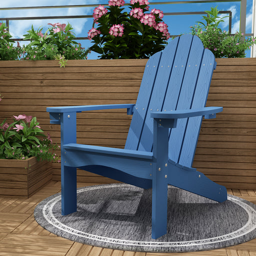 modern blue adirondack chairs