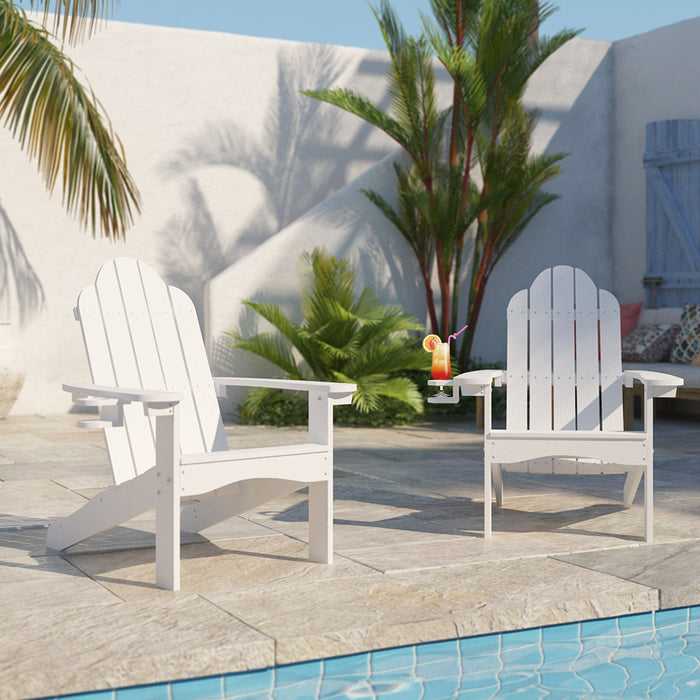 modern white adirondack chairs