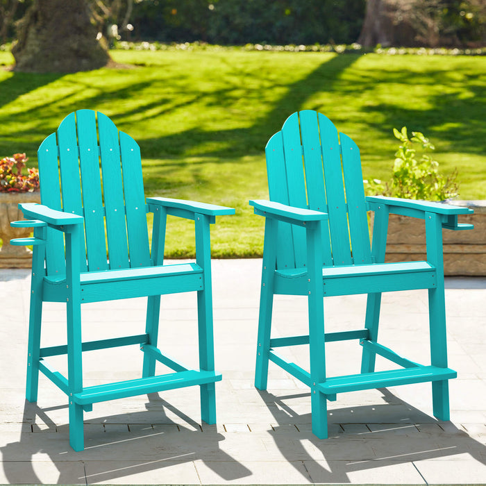 Linda Tall Adirondack Chair with Cup Holder