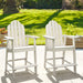 white bar height adirondack chair for patio