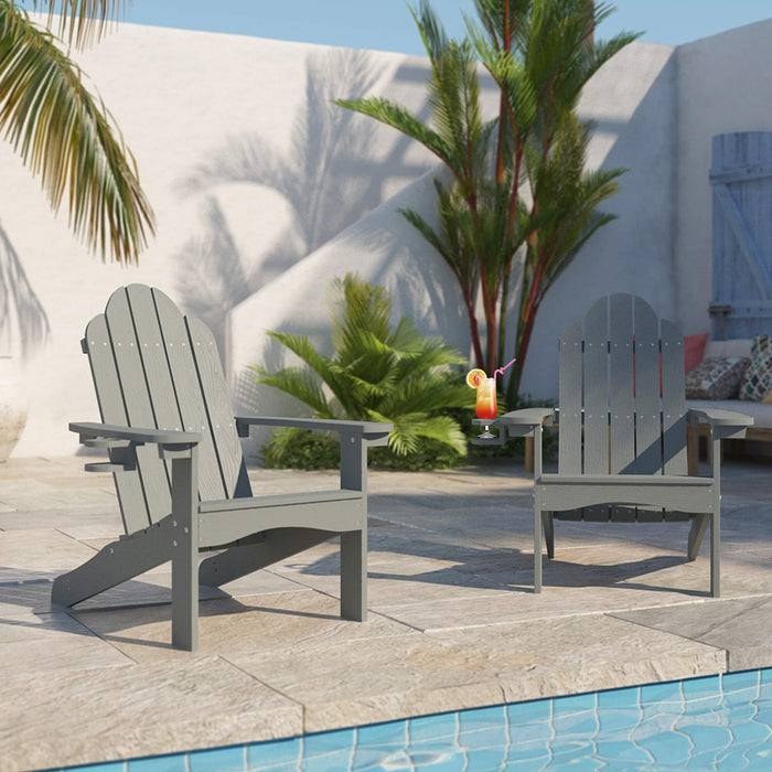 Amanda Adirondack Chair with Cup Holder