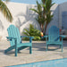 best teal plastic adirondack chairs