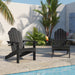 black plastic adirondack chairs 